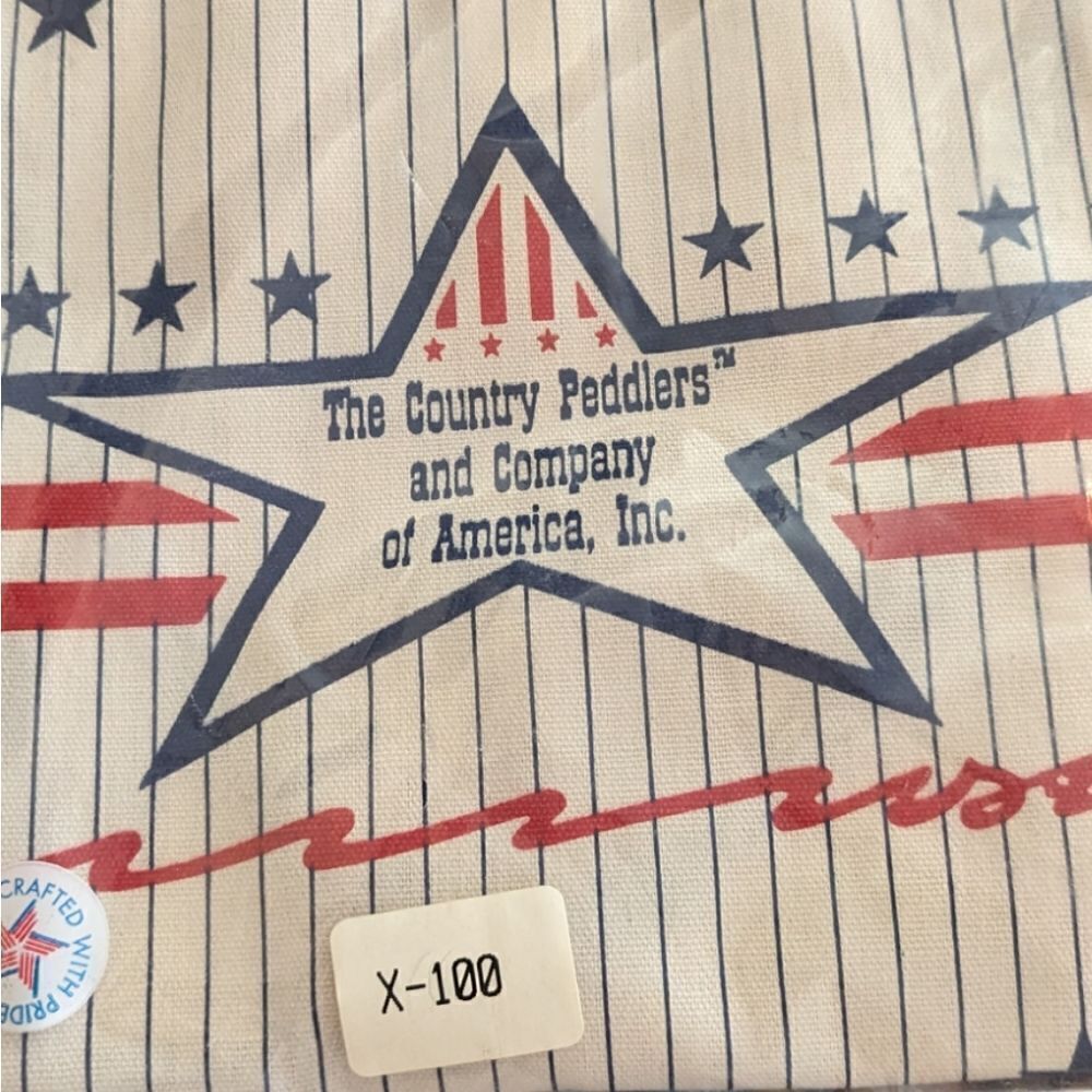 Vintage The Country Peddlers and Company of America apron NWT